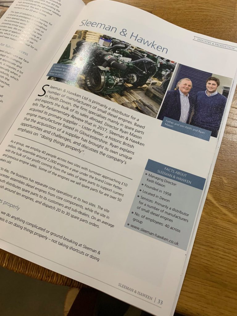 Sleemans Parliamentary Review