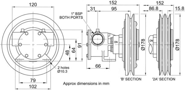 1" BRONZE PUMP - Image 4